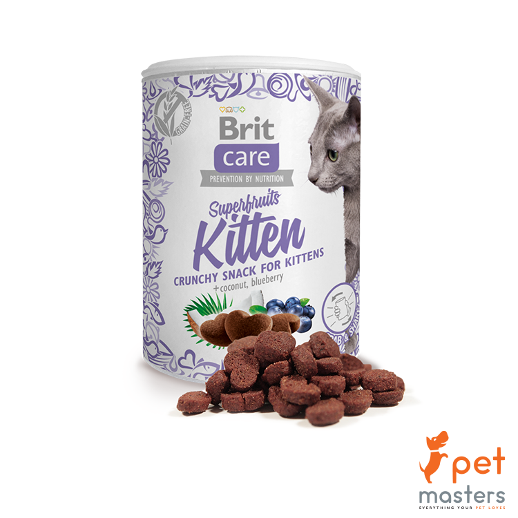 Brit Care Cat Snack Superfruits Kitten 100g