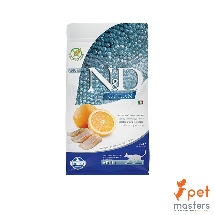 Farmina Ocean Adult Cat - Wild Caught Herring & Orange