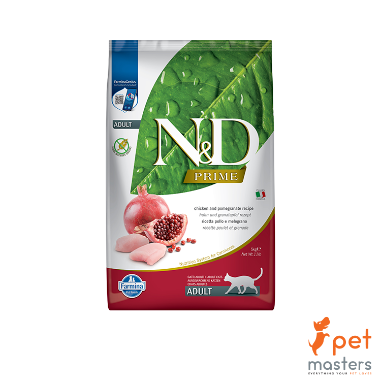 Farmina Prime Adult Cat - Italian Free Range Chicken & Pomegranate