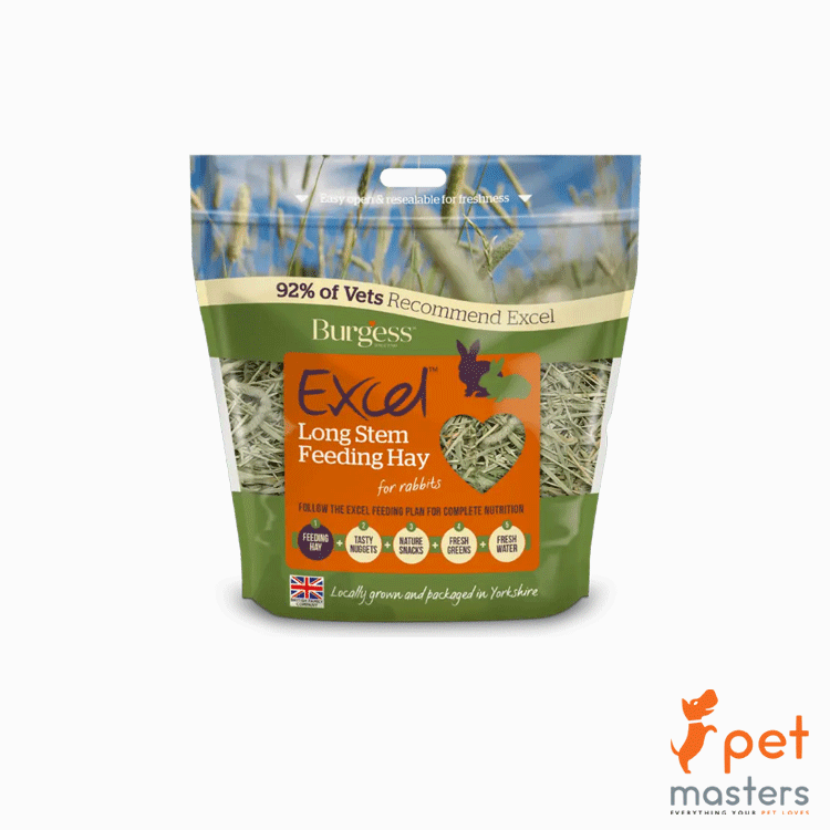 Excel Long Stem Feeding Hay 1kg