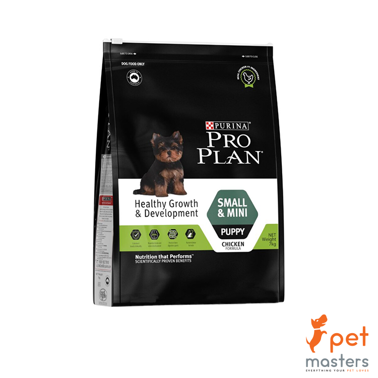 Purina Pro Plan Small/Mini Breed Puppy Food 7kg - Chicken Formula