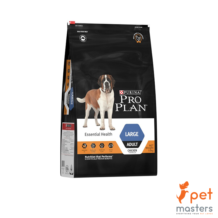 Purina Pro Plan Large Breed Adult Dog Food 15kg - Chicken Formula