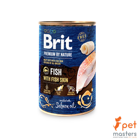 Brit Premium Dog Fish With Fish Skin 400g Tin