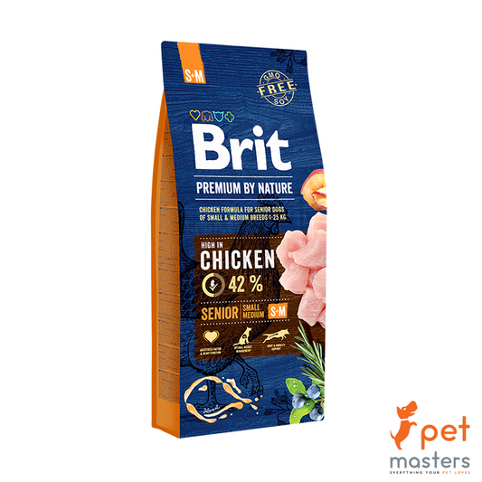 Brit Premium Dog Senior S-M 15kg