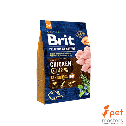 Brit Premium Dog Senior S-M 3kg